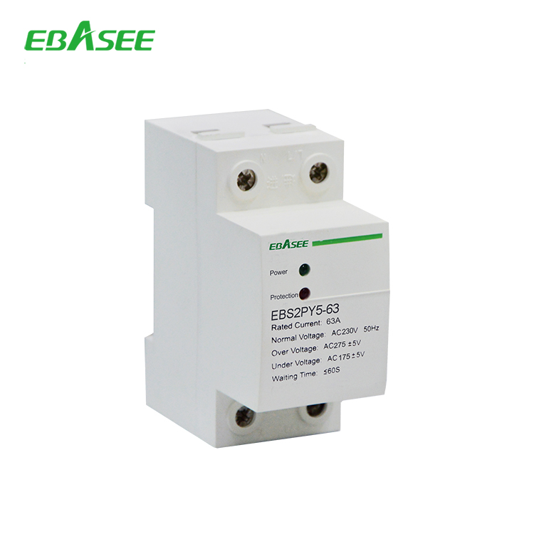 EBS2P5 Single Phase Over and Under Voltage Protector