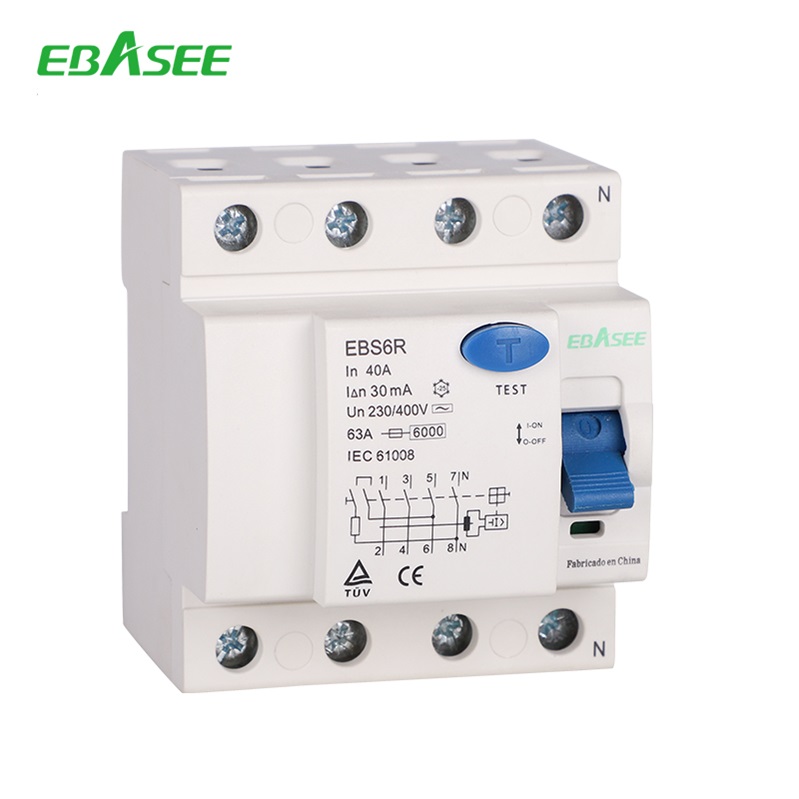 EBS6R 4P Residual Current Circuit Breaker RCCB