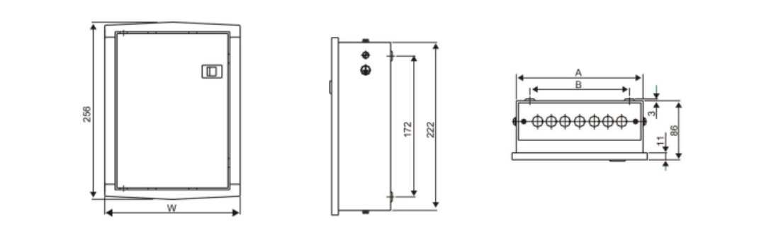 EBST2 Single phase Dimension