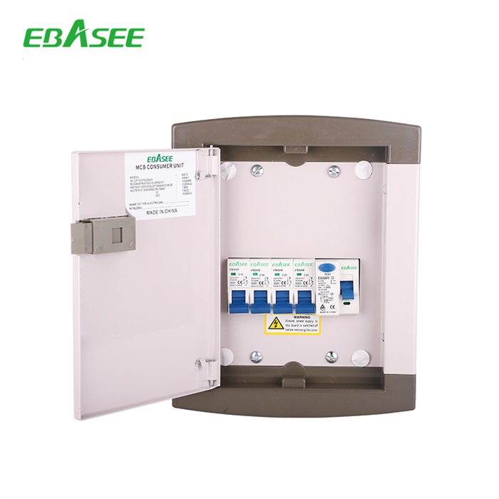 EBST2 single phase 6 way DB Metal Distribution Box