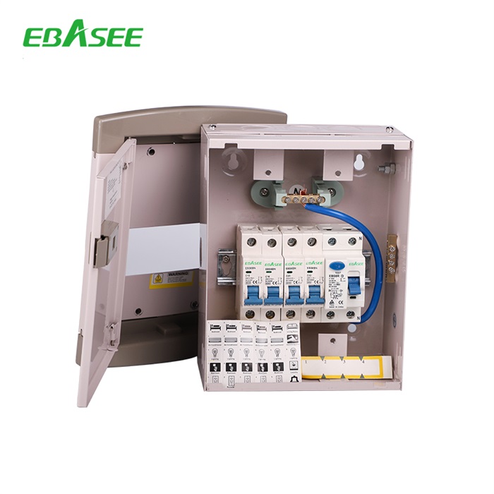 EBST2 single phase 6way DB Metal Distribution Box