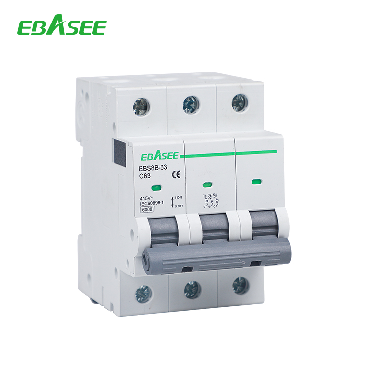 EBS8B 3P MCB Miniature Circuit Breaker