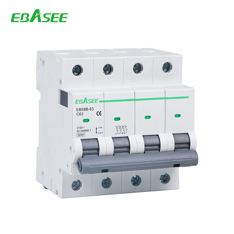 EBS8B 4P MCB Miniature Circuit Breaker