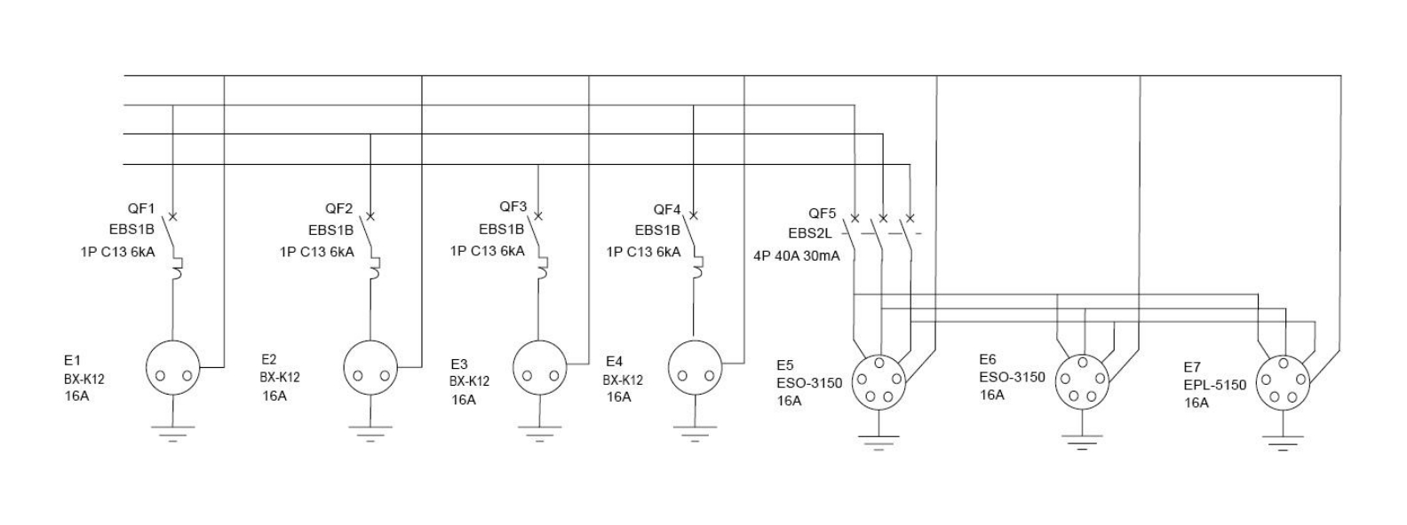 Industrial Socket Box diagram